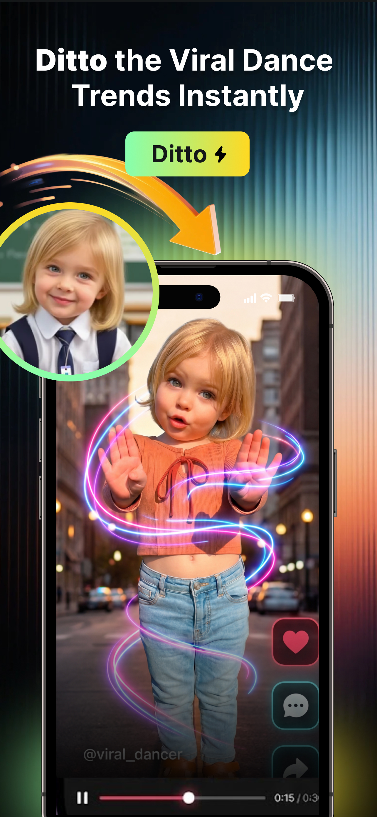 Ditto the Viral Dance Trends Instantly